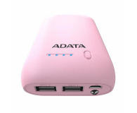 ADATA Power Bank P10050 10050 mAh 2.1 A różowy - 427676 - zdjęcie 3